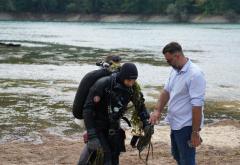 FOTO | Izvučen helikopter OSBiH iz Jablaničkog jezera